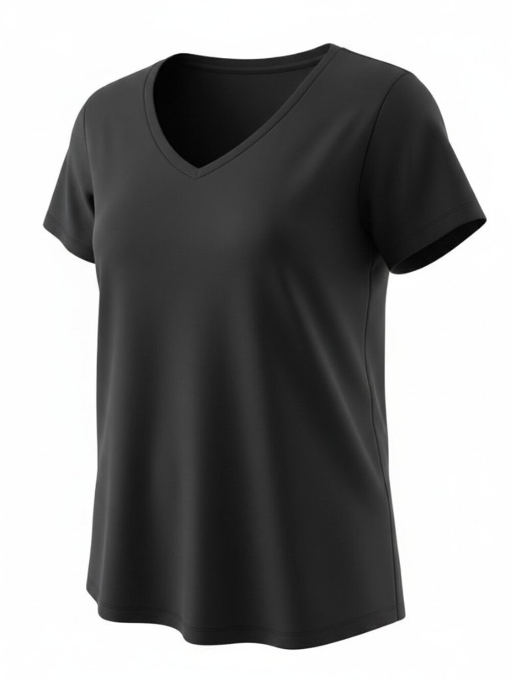 Banana Republic Black V-Neck Women's Tee